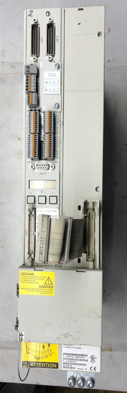 Siemens 6SN1118-0NK01-0AA1 Version B SIMODRIVE Steuergerät m. Simodrive LT-Modul