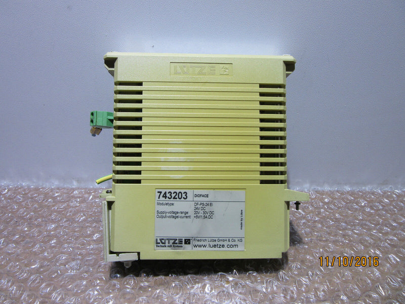 LÜTZE DIOFACE DF-PS-24 EI 24V DC -used-