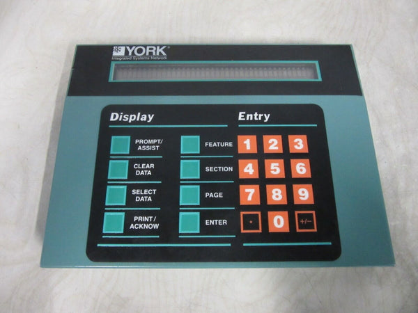 York Controls Group EDC Ext Display MS 248N/T