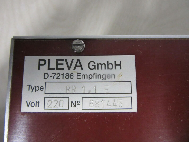Pleva RR 1,1 E mit Schaffner FN 660-1/06