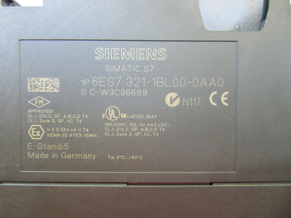 Siemens Simatic 6ES7 321-1BL00-0AA00 (2-Stück)