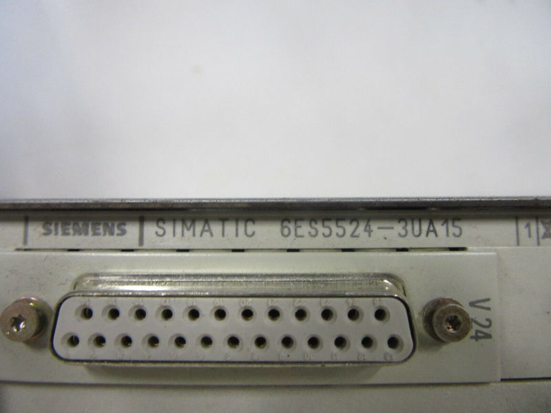 Siemens Simatic S5 6ES5 491-0LB11 E: 02 6ES5524-3UA15