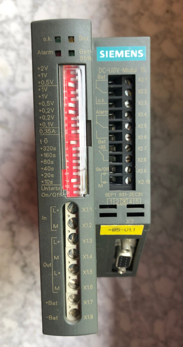 Siemens SITOP 6EP1 931-2EC31 DC-USV-Modul 15