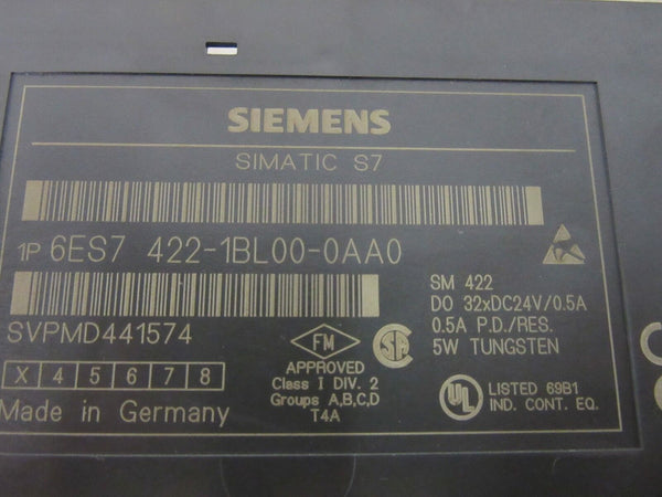 Siemens Simatic S7 6ES7 422-1BL00-0AA0  -used-