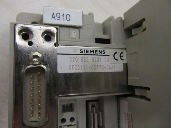 Siemens Terminalblock Modul 6FC5111-0CA73-0AA1 + 8x 6FC5111-0CA01-0AA0