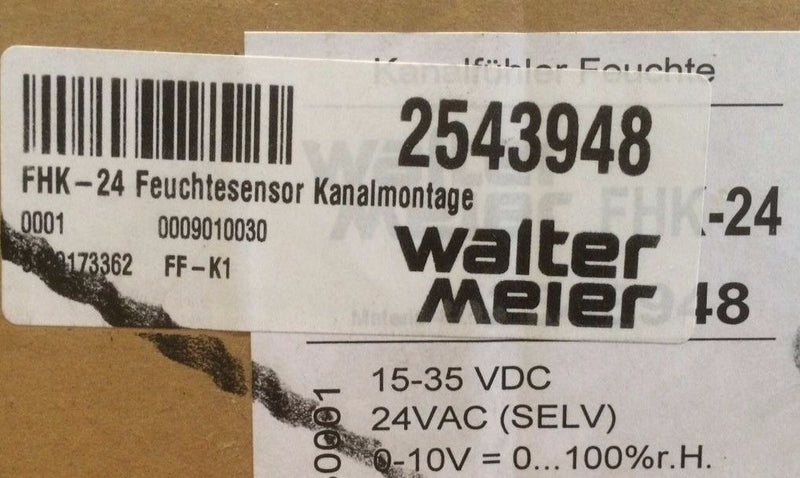 WALTER MEIER FHK-24 Feuchtsensor für Kanalmontage