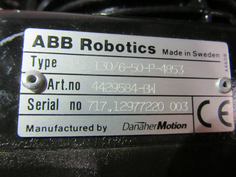 ABB Robotics PS 130/6-50-P-4853 Servomotor