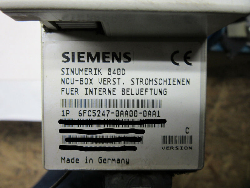 Siemens Sinumerik 840D 6FC5247-0AA00-0AA1 NCU Box E-Stand: C