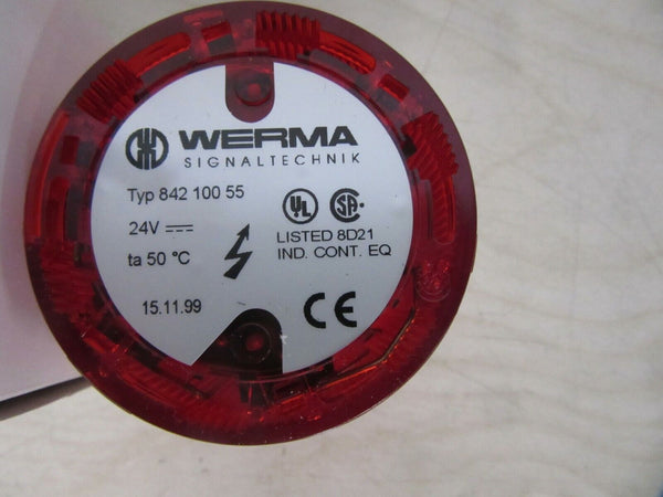 Werma Signaltechnik  842.100.55 Blitzlichtelement  rot