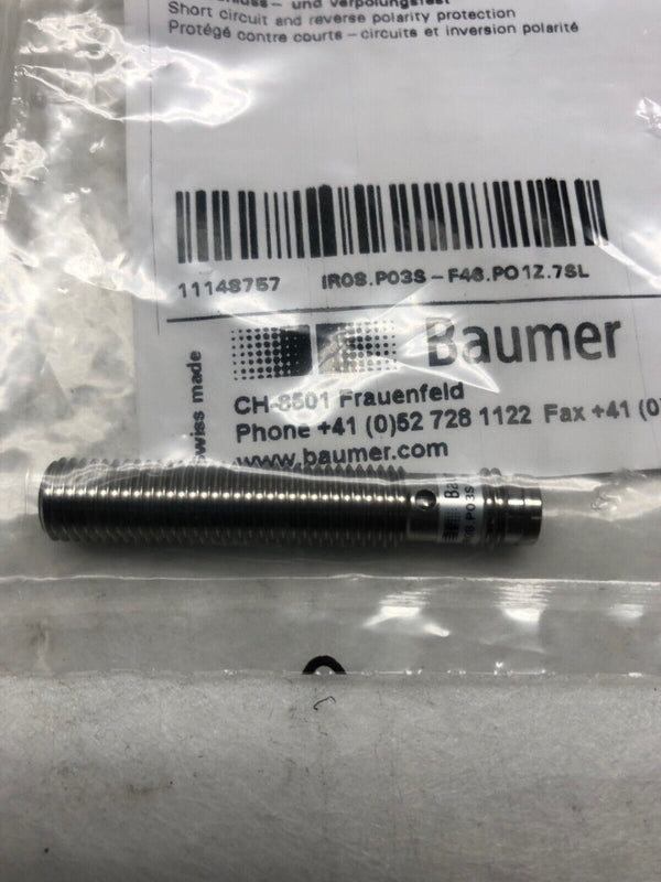 Baumer Induktiver Sensor IR08.P03S-F46.PO1Z.7SL (11148757)