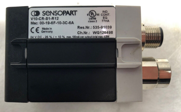 SENSOPART VISION SENSOR VISOR V10-CR-S1-R12