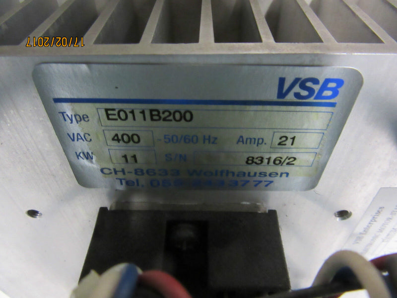 VSB E011B200 400 VAC 11 KW 21 A -used-