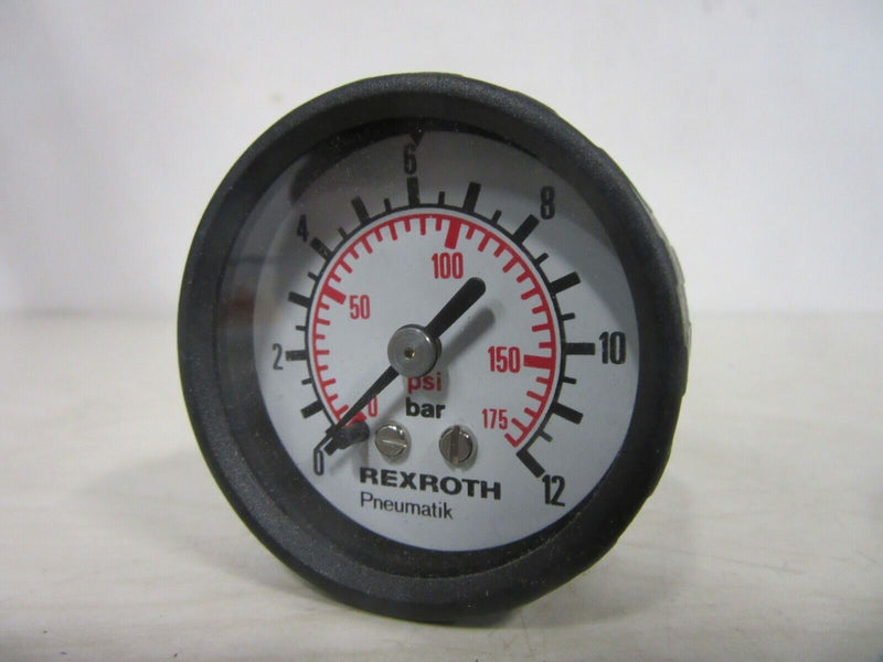 Rexroth 0-12 bar (175 psi) F+R 100 Gauge