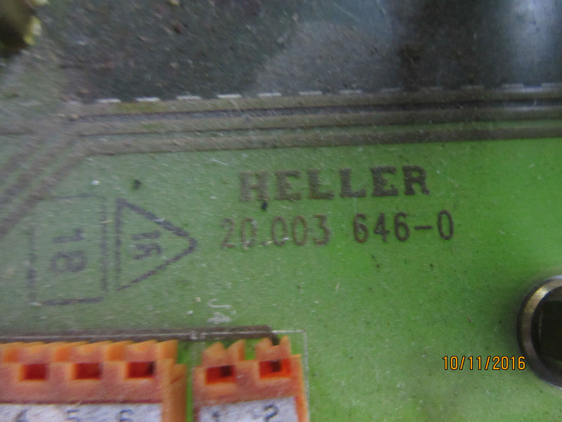 HELLER NHLE-175A D23.050023-00645 20.003 646-0 - used -