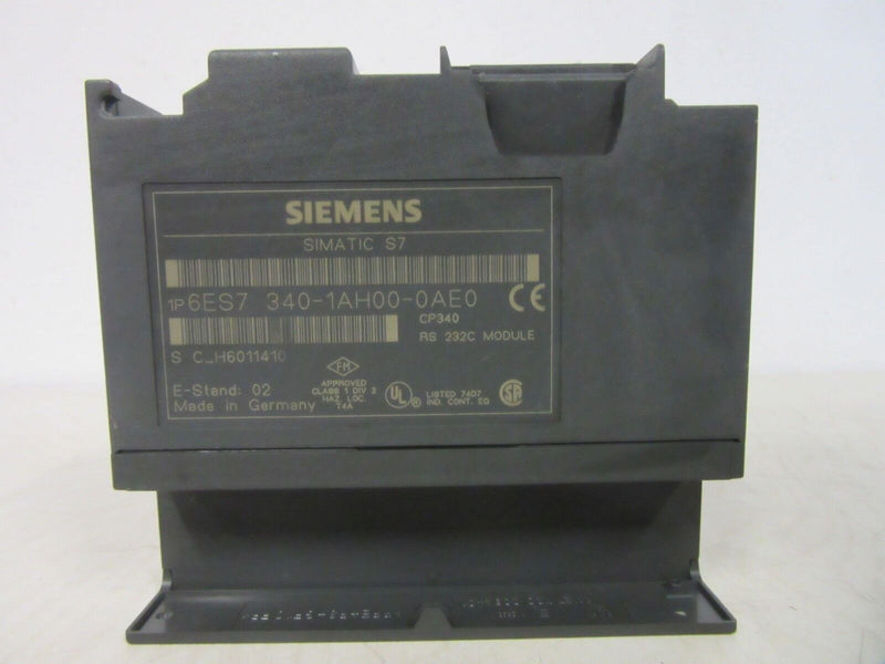 Siemens Simatic S7 6ES7 340-1AH00-0AE0 E-Stand: 02 -used-