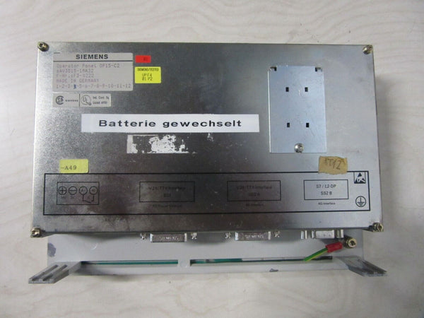 Siemens 6AV3515-1MA32 Operator Panel OP15-C2