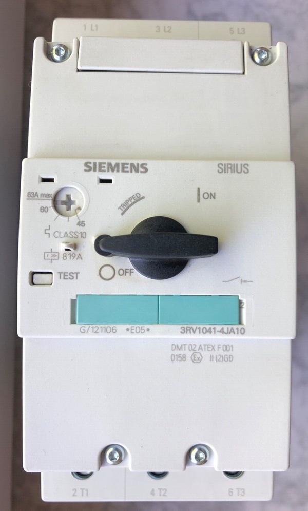 Siemens Leistungsschalter 3RV1041-4JA10 unused, OVP