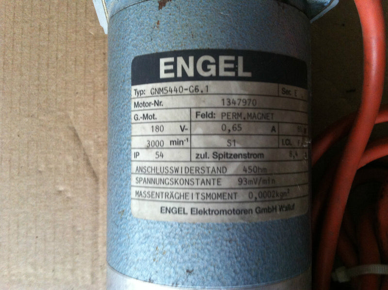 Engel Permanent Magnet Motor GNM5440-G6.1