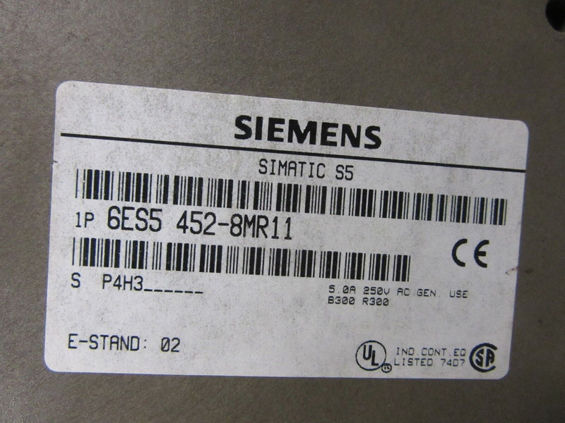 Siemens Simatic S5 6ES5 452-8MR11 -used-