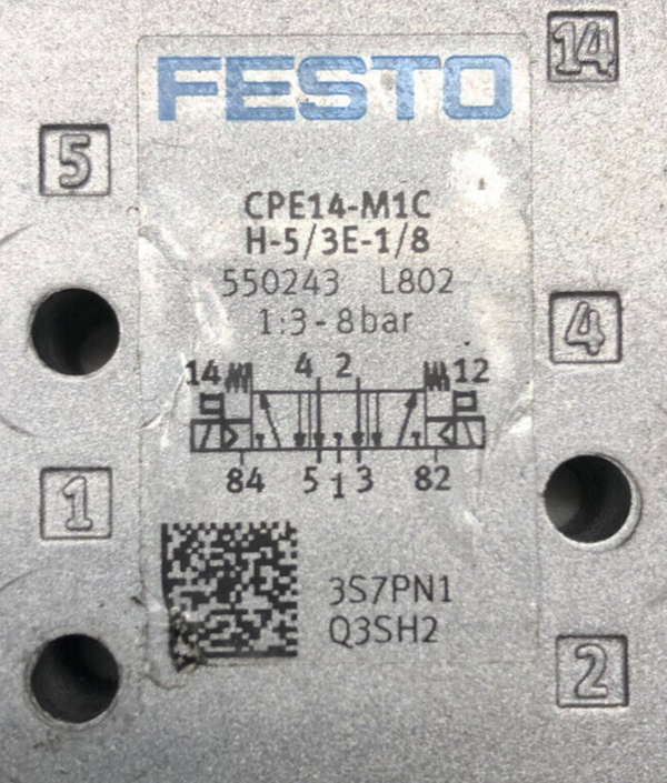 FESTO Magnetventil 550243, CPE14-M1C H-5/3E-1/8