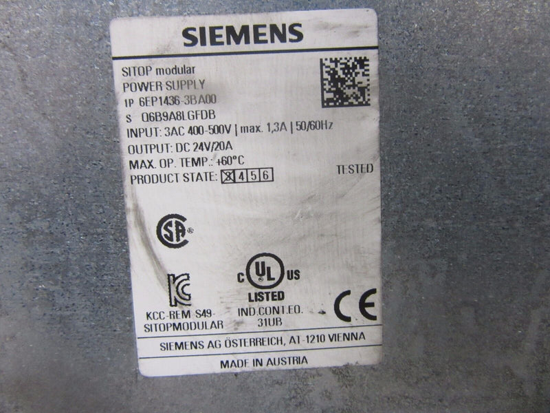 Siemens SITOP 6EP1 436-3BA00 -used-