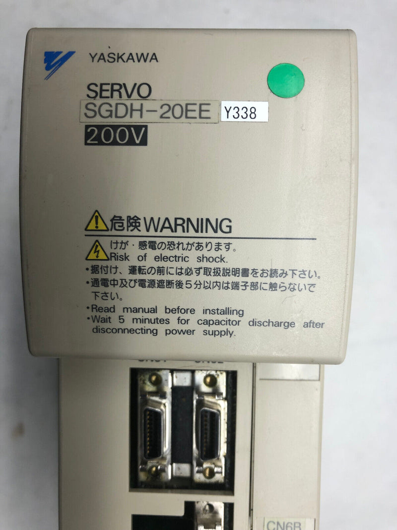 YASKAWA SERVOPACK Model SGDH-20EEY338 (Gehäuseriss, Housing damaged)