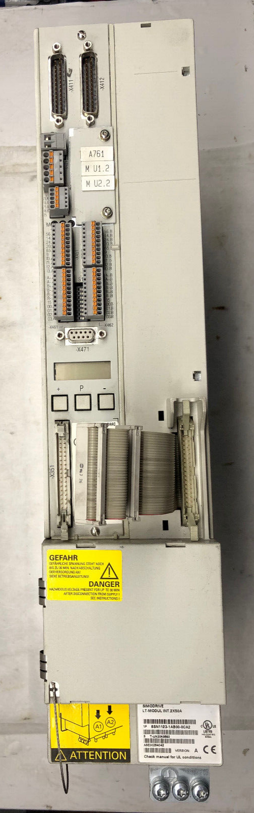 Siemens 6SN1118-0NK01-0AA0 Version A SIMODRIVE Steuergerät m. Simodrive LT-Modul