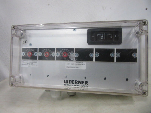 Woerner Zentralschmieranlagen AB31-14/7-1A2A3A-TA-W Temperature Controller