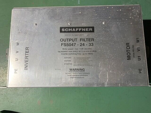 SCHAFFNER output Filter FS5047-24-33 Max 11KW-unused