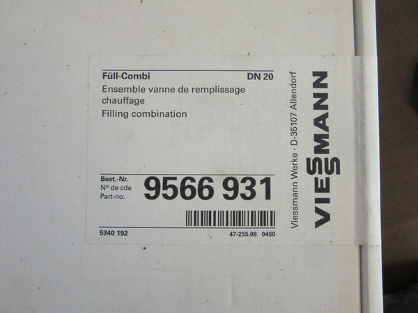 Viessmann Füll-Combi mit Systemtrenner Typ BA 9566931 (OVP)