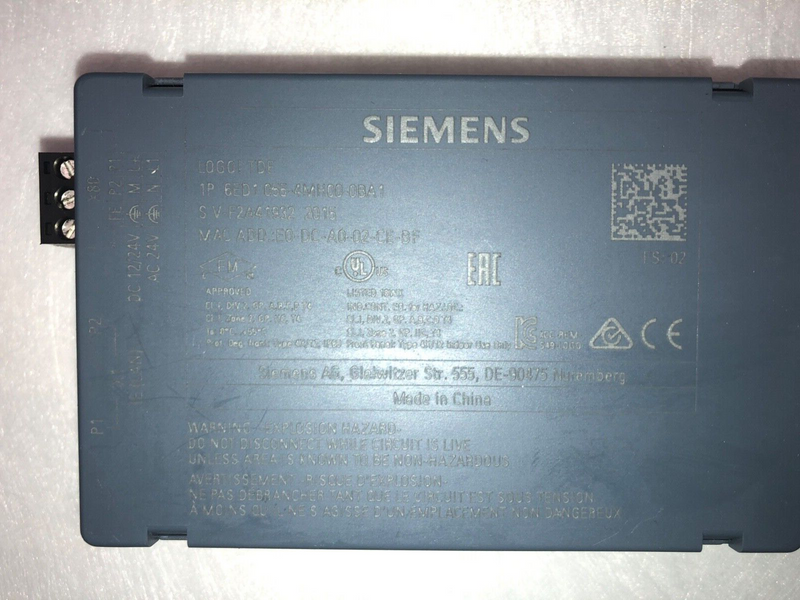 Siemens Logo! TDE Panel 6ED1 055-4MH00-0BA1