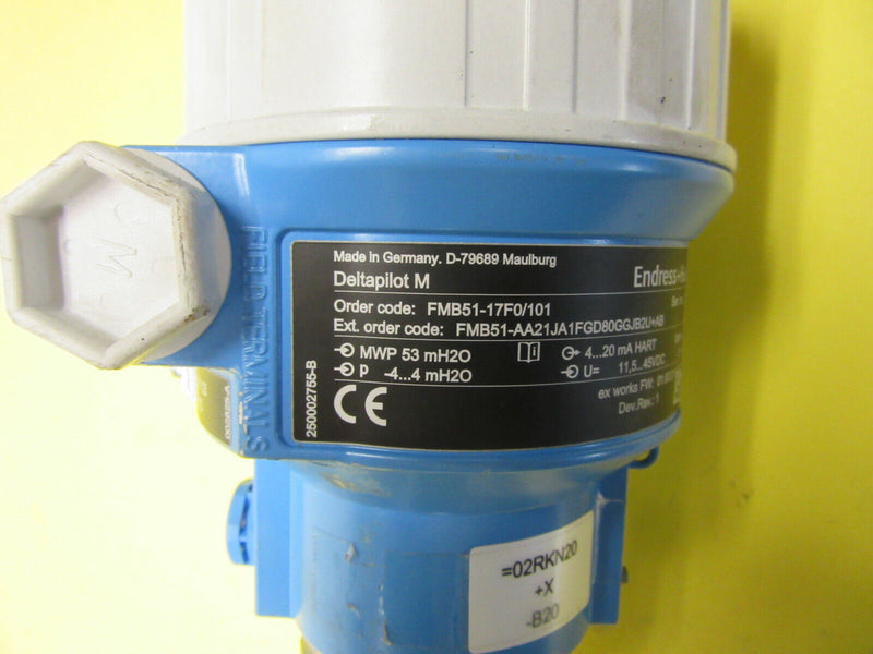 Endress Hauser Deltapilot M FMB51-17F0