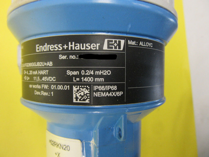 Endress Hauser Deltapilot M FMB51-17F0