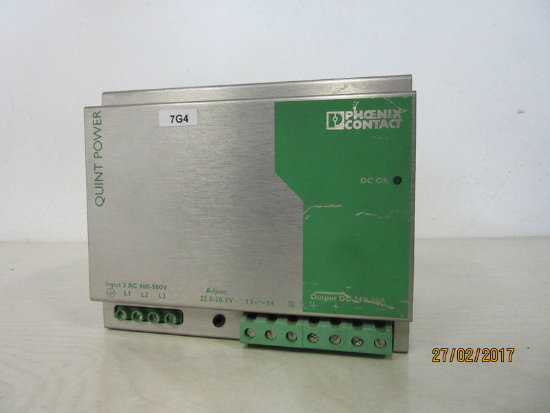 Phoenix Contact Quint-PS-3x400-500AC/24DC/20 -used-
