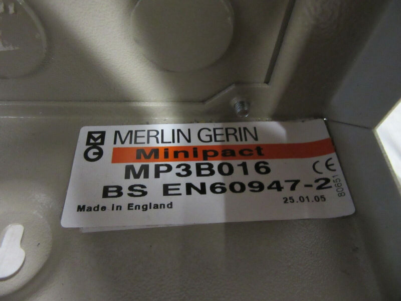 Merlin Gerin Minipact switch 3-phase, 415V, 4-pole MP3B016