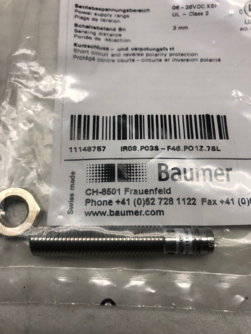 Baumer Induktiver Sensor IR08.P03S-F46.PO1Z.7SL (11148757)