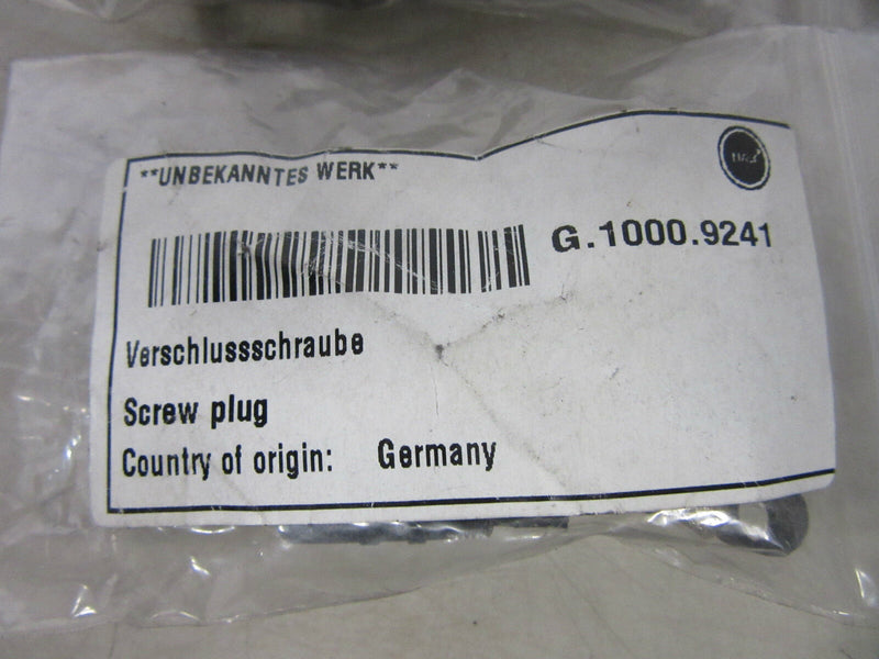 Verschlussschraube (Screw Plug) G.1000.9241 -3Stück/3pieces-