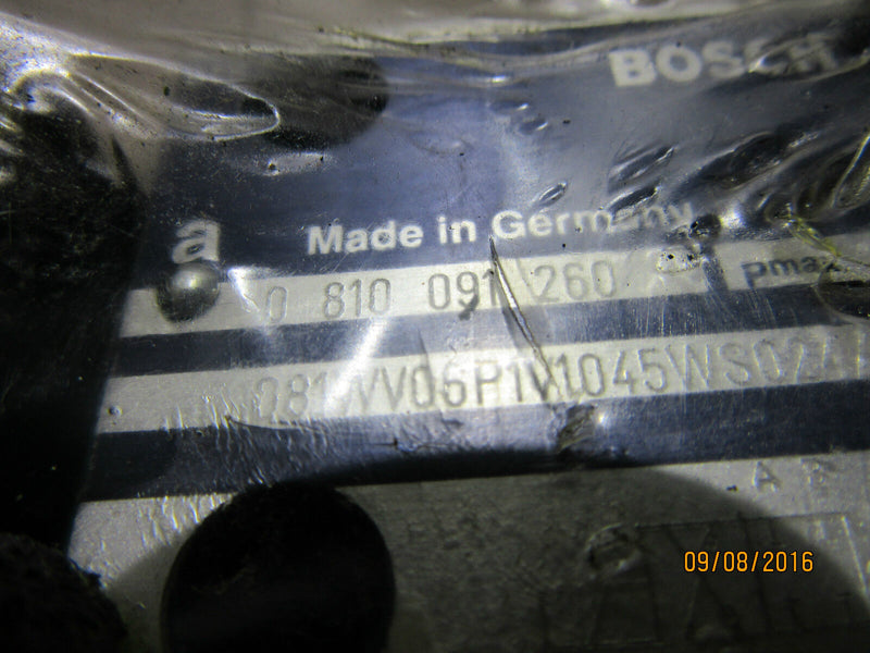 BOSCH 0 810 091 260 315bar - UNBENUTZT/UNUSED -