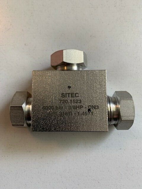 Sitec Fitting T-Stück, T 4000bar 3/8HP-DN3 Nr. 720.1523