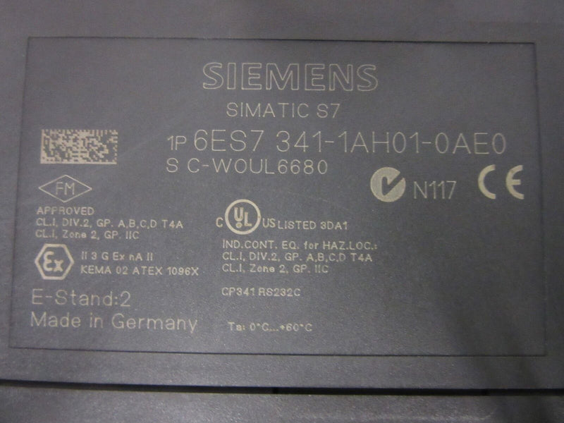 Siemens Simatic S7 6ES7 341-1AH01-0AE0 -used-