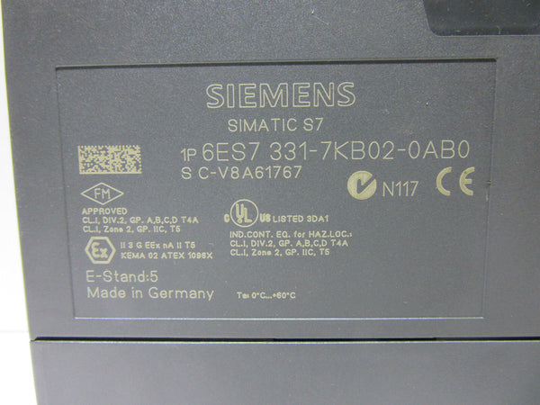 Siemens Simatic S7 6ES7 331-7KB02-0AB0