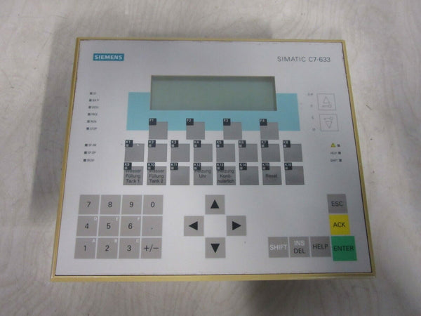 Siemens Simatic C7-633 DP 6ES7633-2BF00-0AE3 Operator Panel