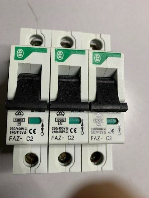 Moeller FAZ-C2/1 Leitungsschutzschalter 3St./pieces unused