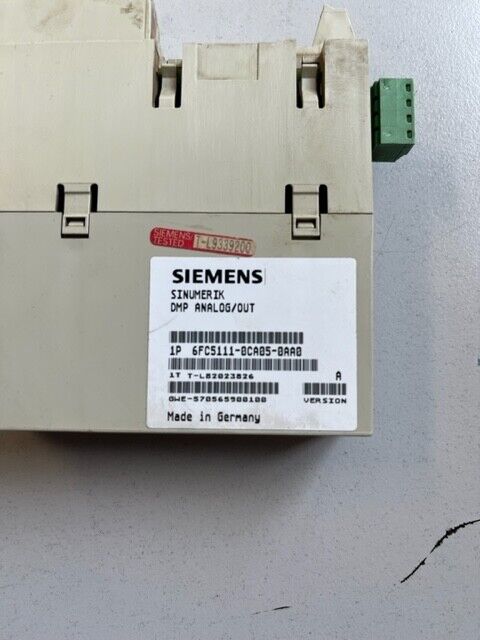 Siemens Sinumerik DMP Analog/out 6FC5111-0CA05-0AA0