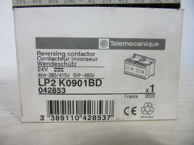 Telemecanique LP2 K0901 BD Wendeschütz 4kW-380/415V