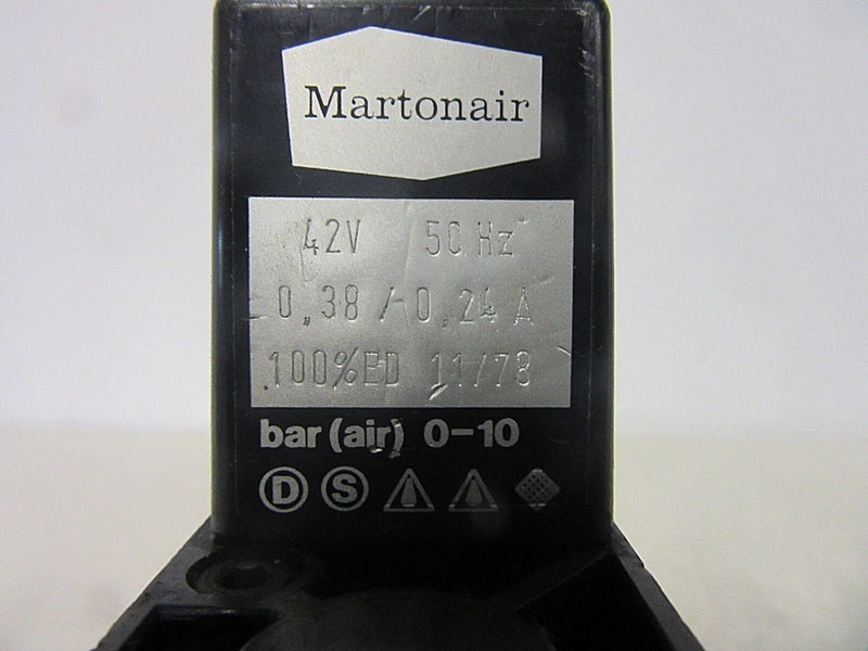 Martonair 42V 50Hz 0.38/0.24A M|1702|152|M -unused-