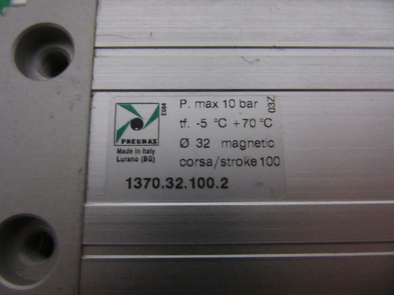 Pneumax 1370.32.100.2 corsa/stroke 100 Pmax 10 bar