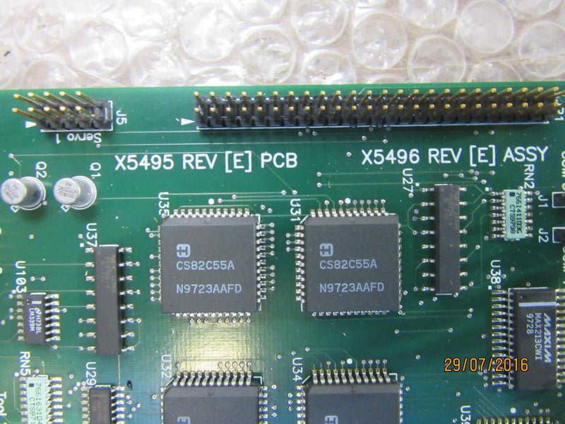 CIRCUIT BOARD X5495 REV [E] PCB X5496 REV [E] ASSY - used -