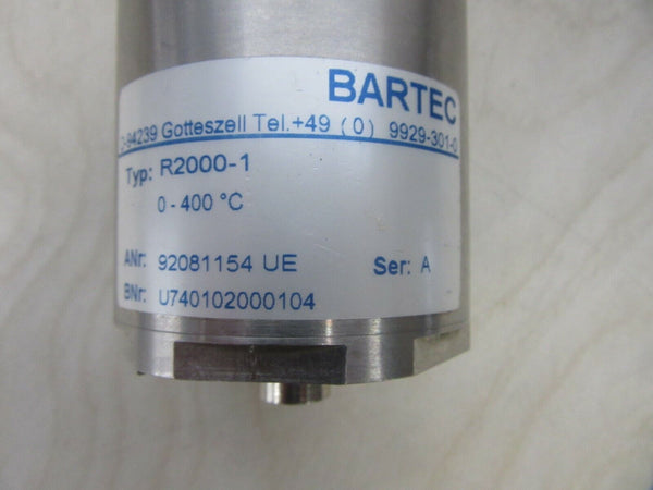 Bartec R2000-1 0-400°C Pyrometer Ser:A