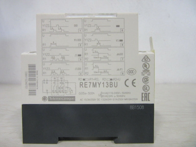 Schneider Electric RE7MY13BU Telemecanique RE7 MY13BU Multi Function Timer Relay